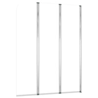 Cabine da Bagno 2 pz 104x130 cm in Vetro Temperato Trasparente 146228