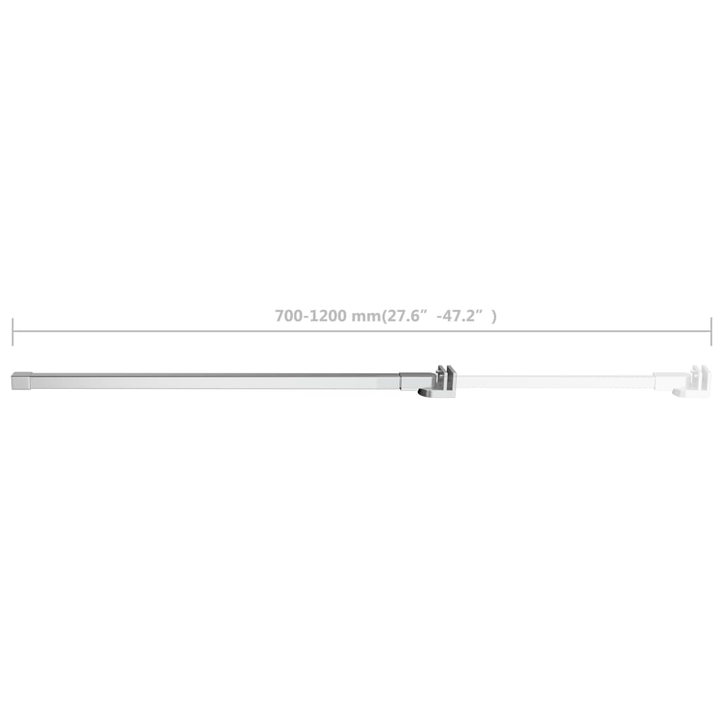Braccio di Supporto per Doccia in Acciaio Inox 70-120 cm 146229