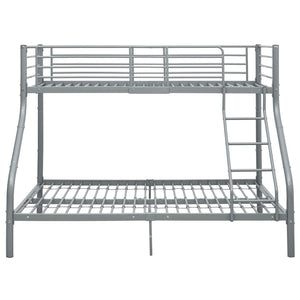 Letto a Castello Grigio in Metallo 140x200 cm/90x200 cm cod mxl 52637