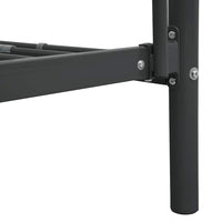 Letto a Castello Nero in Metallo 90x200 cm 287910