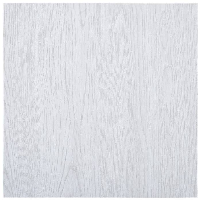 Listoni per Pavimenti Autoadesivi in PVC 5,11 mÂ² Bianchi  cod mxl 51969