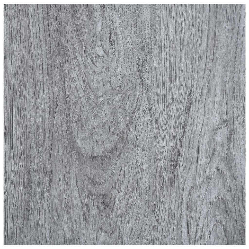 Listoni per Pavimenti Autoadesivi 5,11 mÂ² in PVC Grigio Chiaro cod mxl 47915