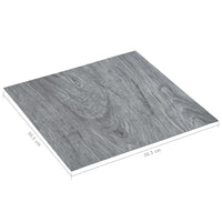 Listoni per Pavimenti Autoadesivi 5,11 mÂ² in PVC Grigio Chiaro cod mxl 47915