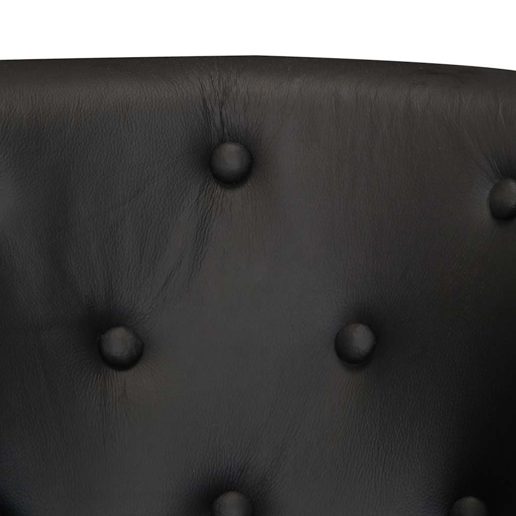 Poltrona a Pozzetto Nera in Vera Pelle cod mxl 21292