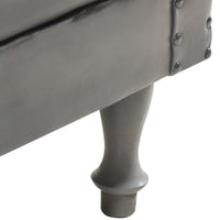 Poltrona a Pozzetto Grigia in Vera Pelle cod mxl 25653