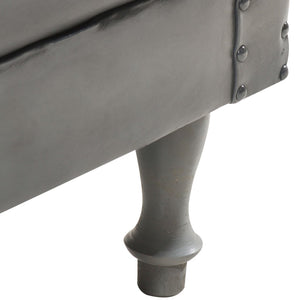 Poltrona a Pozzetto Grigia in Vera Pelle cod mxl 25653