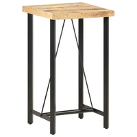 Tavolo da Bar 60x60x107 cm in Legno Ruvido di Mango cod mxl 19793