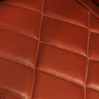 Poltrona a Pozzetto Marrone in Vera Pelle di Capra cod mxl 18672