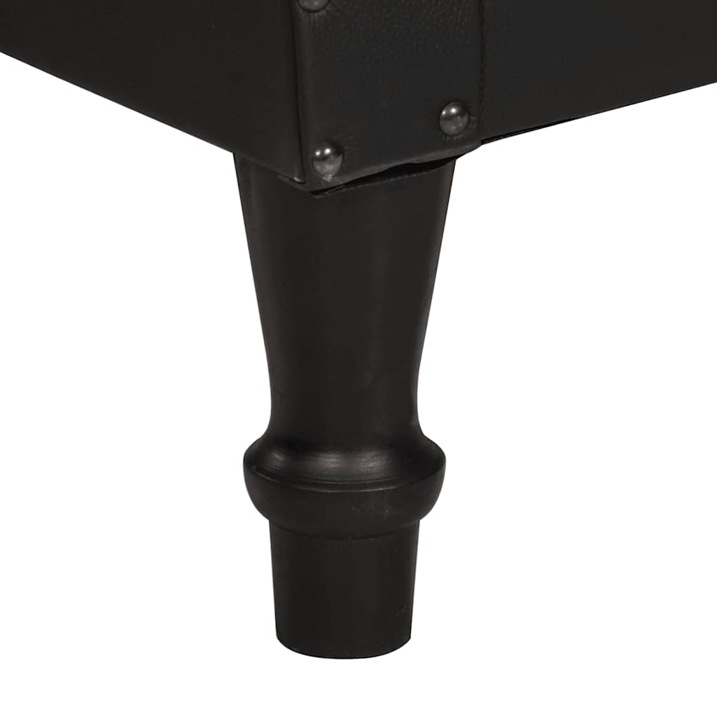 Poltrona a Pozzetto Nera in Vera Pelle di Capra 286617