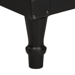 Poltrona a Pozzetto Nera in Vera Pelle di Capra 286617