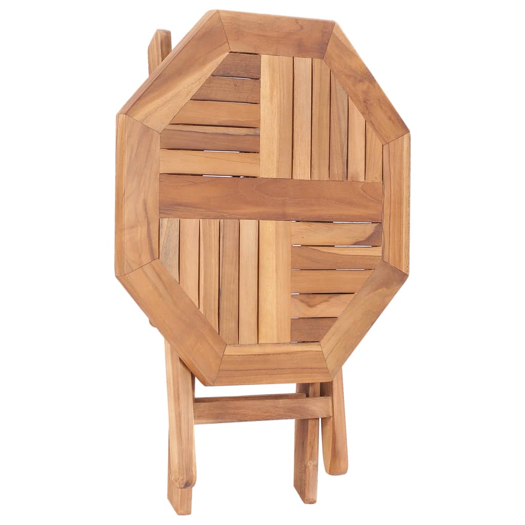 Tavolo da Giardino Pieghevole 45x45x45 cm in Legno di Teak cod mxl 34394