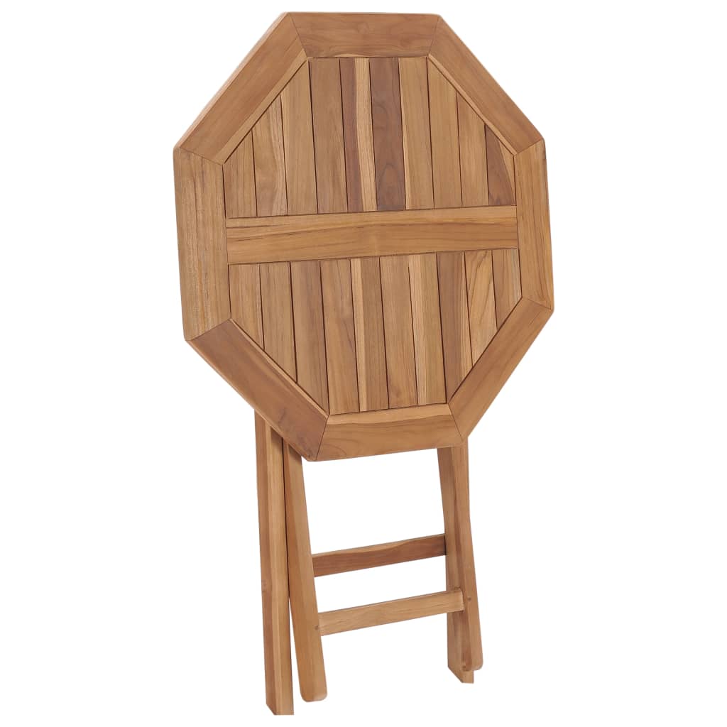 Tavolo da Giardino Pieghevole 60x60x75 cm in Massello di Teak cod mxl 34208