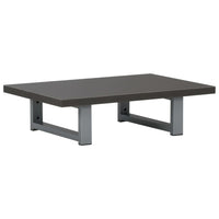 Set Mobili da Bagno 2 pz Ceramica Grigio 279334