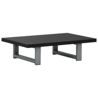 Set Mobili da Bagno 2 pz Ceramica Nero 279335