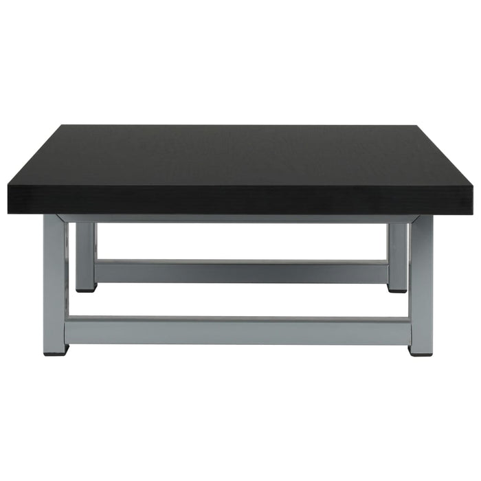 Set Mobili da Bagno 2 pz Ceramica Nero 279336