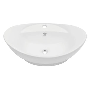 Set Mobili da Bagno 2 pz Ceramica Nero 279337