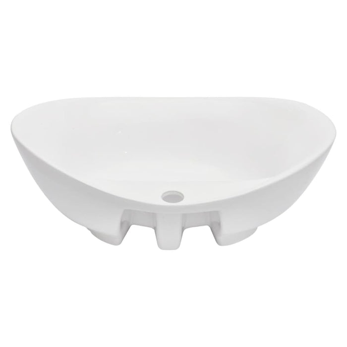 Set Mobili da Bagno 2 pz Ceramica Nero 279337