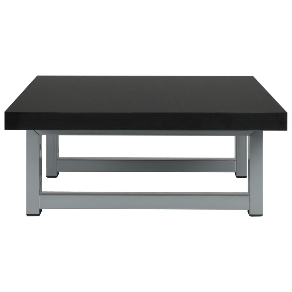 Set Mobili da Bagno 2 pz Ceramica Nero 279338