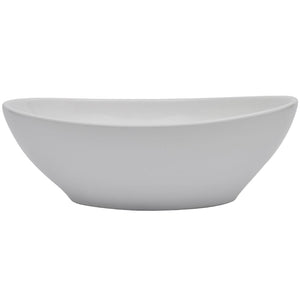 Set Mobili da Bagno 2 pz Ceramica Bianco 279339