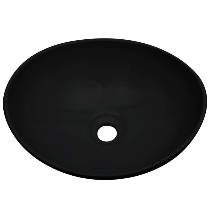 Set Mobili da Bagno 2 pz Ceramica Bianco 279340