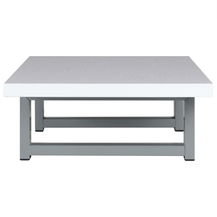 Set Mobili da Bagno 2 pz Ceramica Bianco