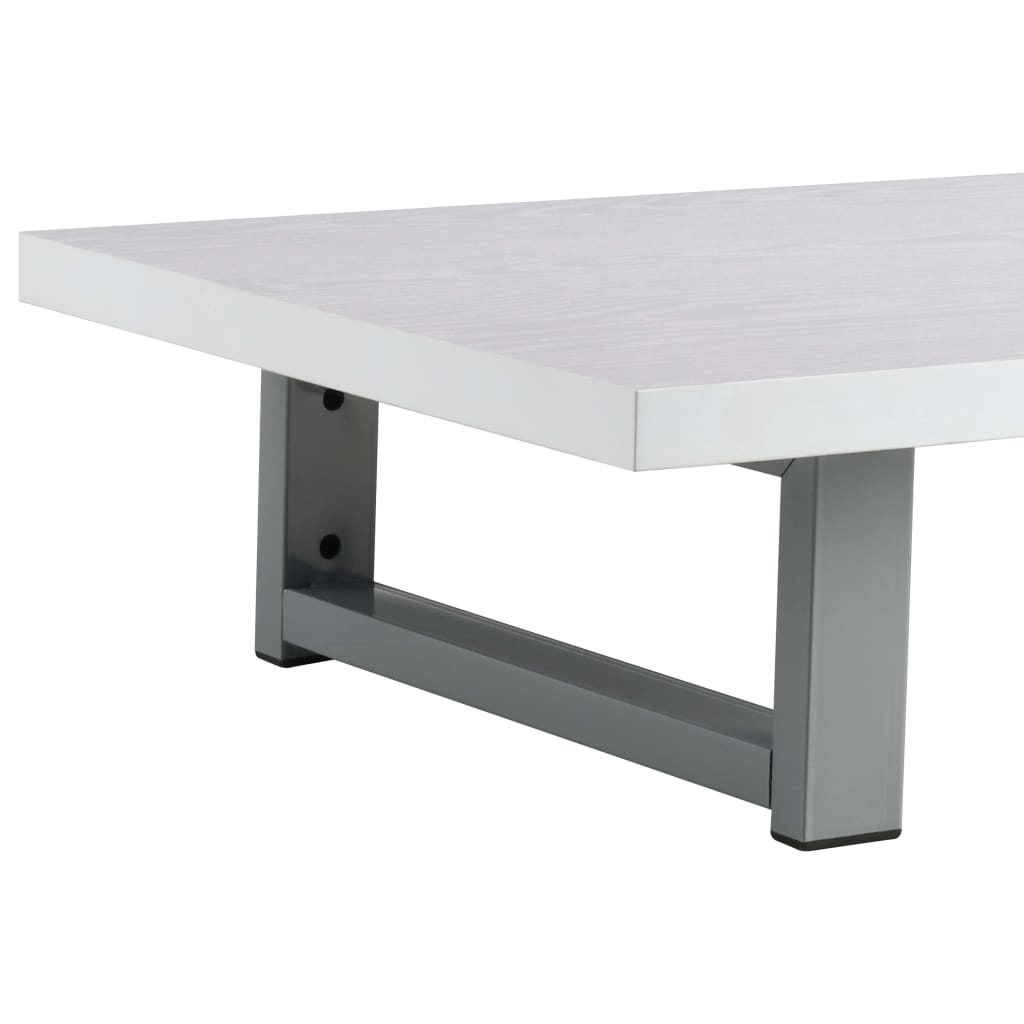 Set Mobili da Bagno 2 pz Ceramica Bianco 279341