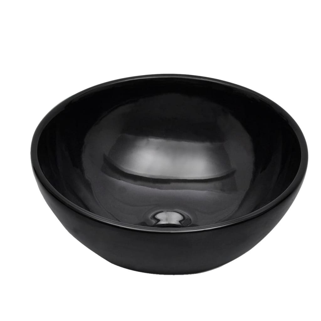 Set Mobili da Bagno 2 pz Ceramica Bianco 279342