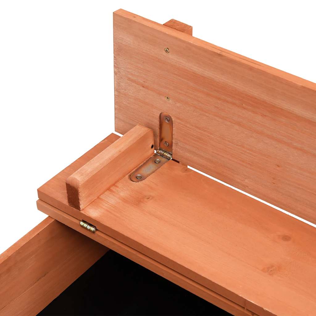 Sabbiera in Legno di Abete 95x90x15 cm 92173