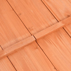 Sabbiera in Legno di Abete 95x90x15 cm 92173