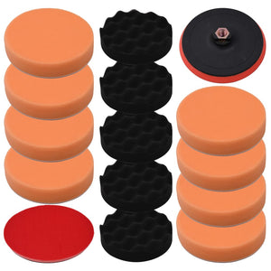 Set Dischi di Lucidatura 14 pz 150 mm