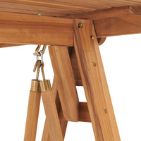 Dondolo da Giardino 170 cm in Legno Massello di Teak 49357