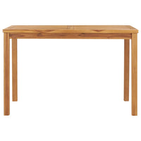 Tavolo da Pranzo per Giardino 120x70x77 cm in Massello di Teak 49360