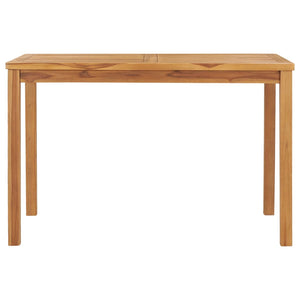 Tavolo da Pranzo per Giardino 120x70x77 cm in Massello di Teak 49360