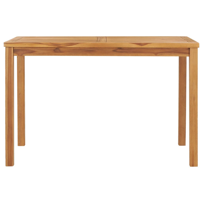 Tavolo da Pranzo per Giardino 120x70x77 cm in Massello di Teak 49360