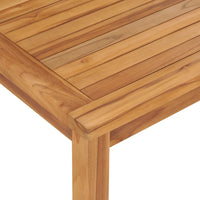 Tavolo da Pranzo per Giardino 120x70x77 cm in Massello di Teak cod mxl 70102
