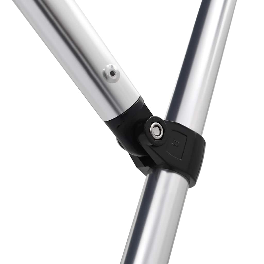 Bimini di Prua con Tendalino a 3 Archi Blu 183x140x137 cm 92363