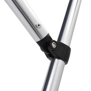 Bimini di Prua con Tendalino a 3 Archi Blu 183x140x137 cm 92363