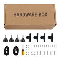 Bimini di Prua con Tendalino a 4 Archi Blu 243x196x137 cm 92371