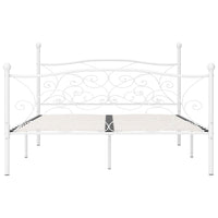 Giroletto con Doghe Bianco in Metallo 200x200 cm 284453