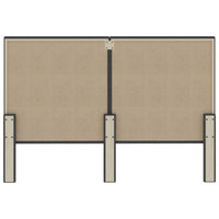 Testiera Letto Grigio Scuro in Tessuto 180x200 cm 287470