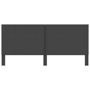 Testiera Letto Grigio Scuro in Tessuto 200x200 cm 287471