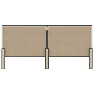 Testiera Letto Grigio Scuro in Tessuto 200x200 cm 287471