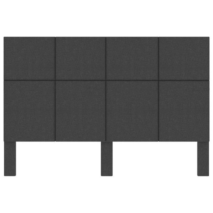 Testiera Letto Grigio Scuro in Tessuto 160x200 cm 287477