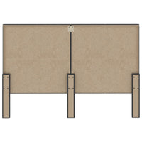 Testiera Letto Grigio Scuro in Tessuto 180x200 cm 287478