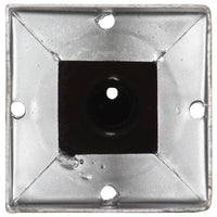 Picchetti di Terra 6 pz Argento 9x9x56 cm in Acciaio Zincato 145440