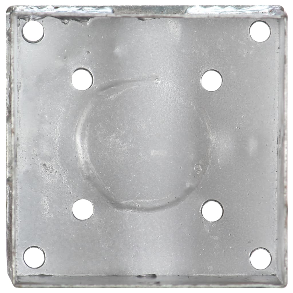 Picchetti di Terra 2 pz Argento 14x14x58 cm in Acciaio Zincato 145445