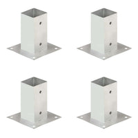 Ancoraggi Pali 4 pz in Metallo Zincato 71 mm cod mxl 66928