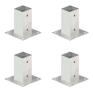 Ancoraggi Pali 4 pz in Metallo Zincato 71 mm cod mxl 66928