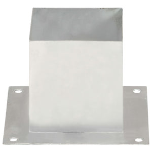 Ancoraggi Pali 4 pz in Metallo Zincato 141 mm 145452