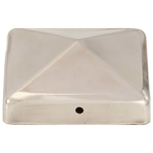 Tappi per Pali a Piramide 6 pz in Acciaio Inox 91x91 mm 145487